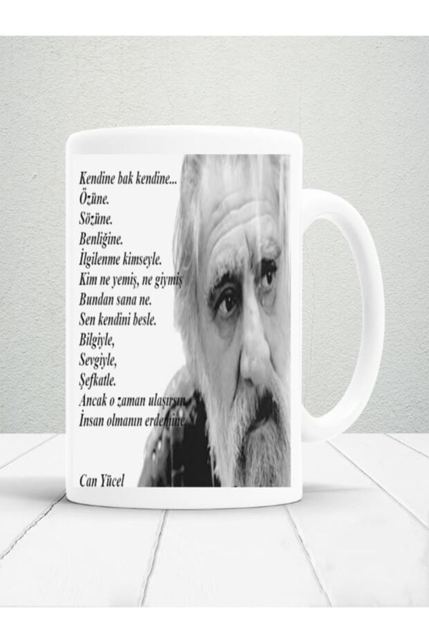 Can Yücel 3 Baskılı Kupa
