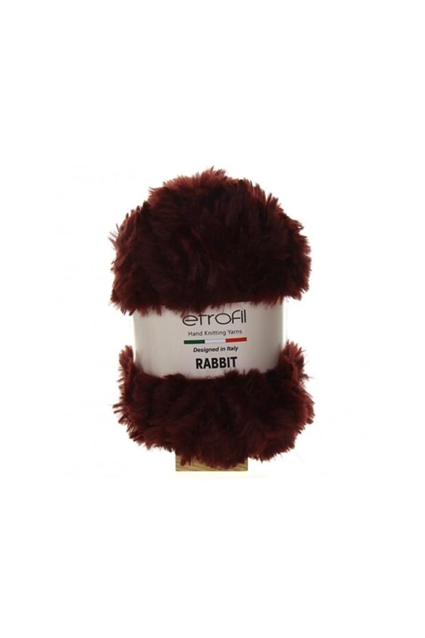 Rabbit Örgü Ipi Tüylü Ip Ip Çanta Ipi Şapka Ipi 70349 Bordo - 1