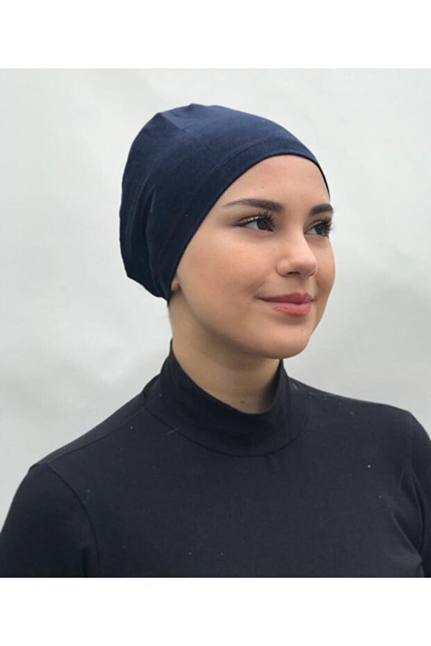 Women's Black Flat Bonnet