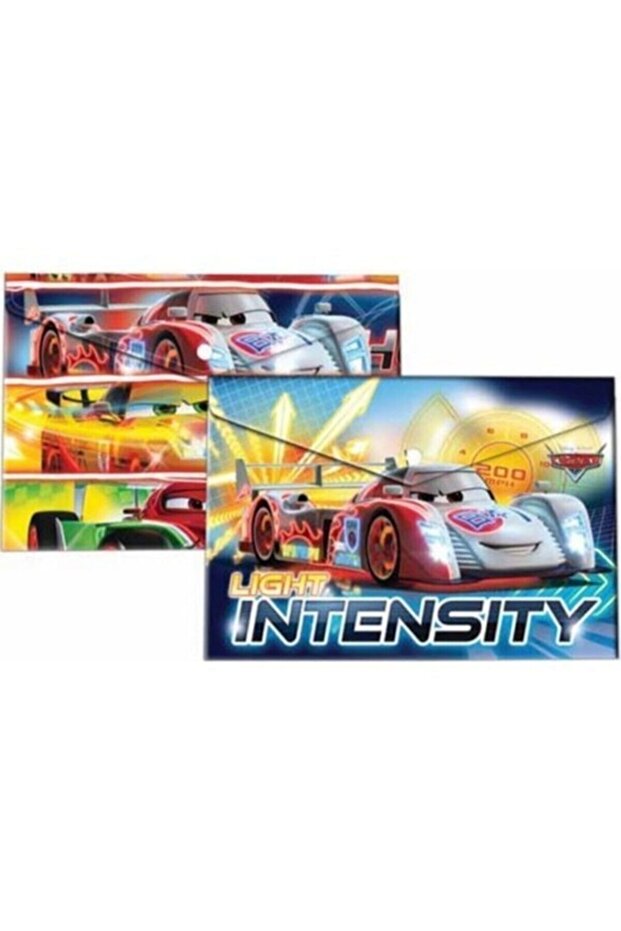 A4 Snap Fastener File Plastic Cars 3 Pieces