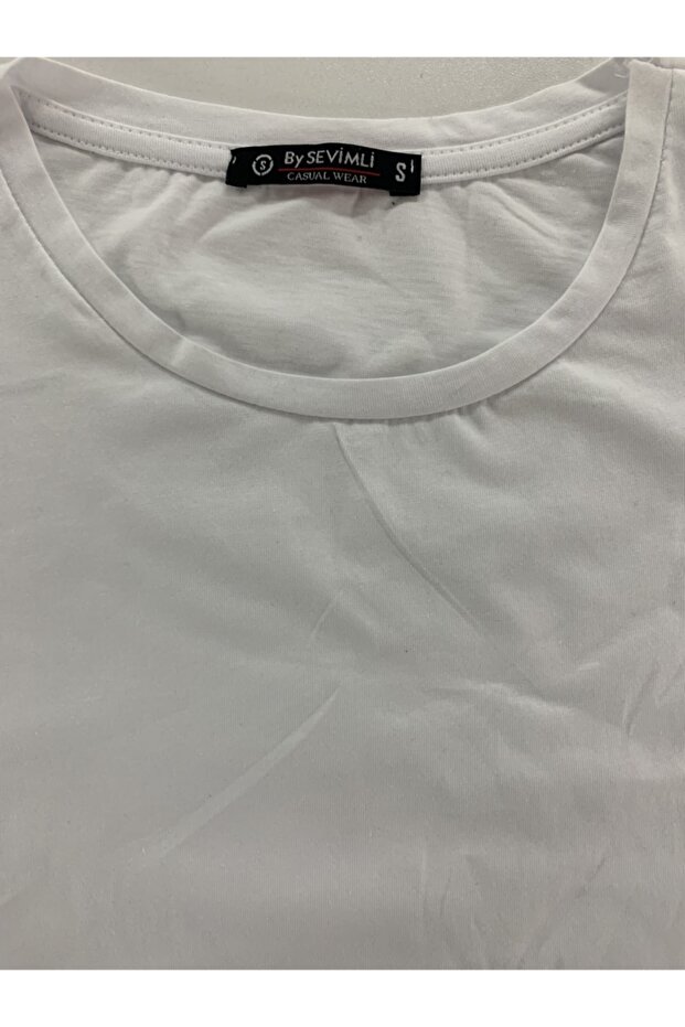 Tricou alb oversize - 4