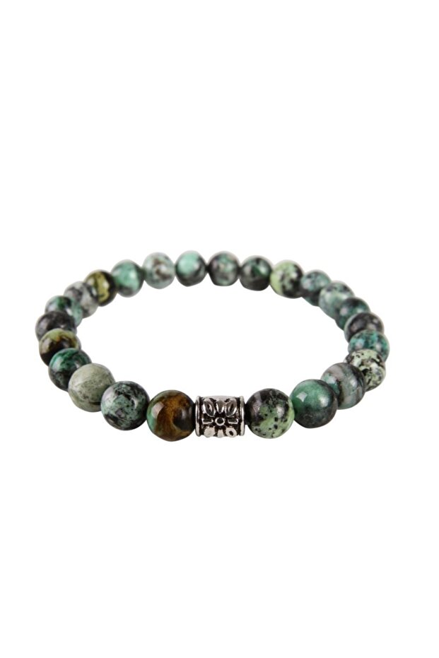 Certified Spain Varicide Natural Stone Square Bracelet201706