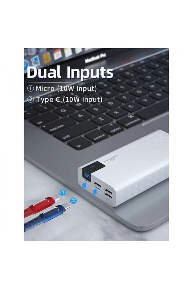Konfulon A19 Dijital Ekranlı Powerbank 30.000 mAh Hızlı Şarj - 5