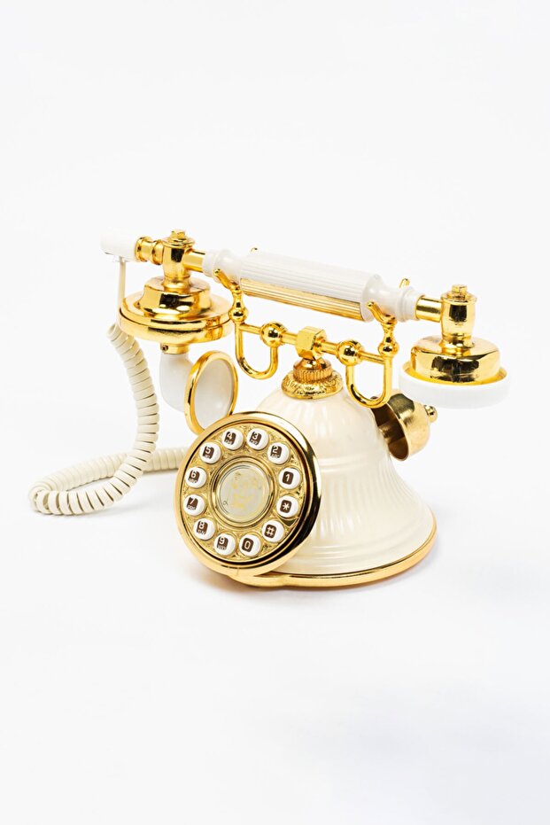 Klasik Krem Çan Telefon - 2
