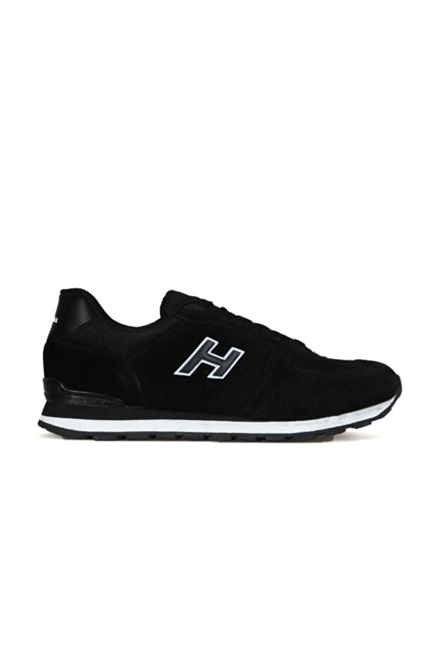 Peru Genuine Leather Black Men's Sports Shoes 10219250 -S