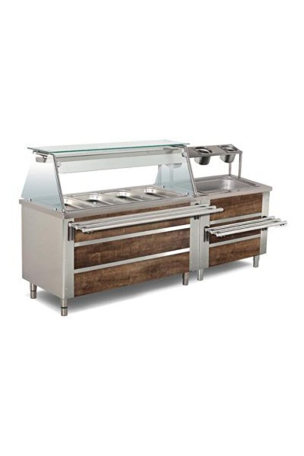 Benmari Ve Nötr Servis Ünitesi, Sürgü Standlı, 150x79x135 Cm - 1