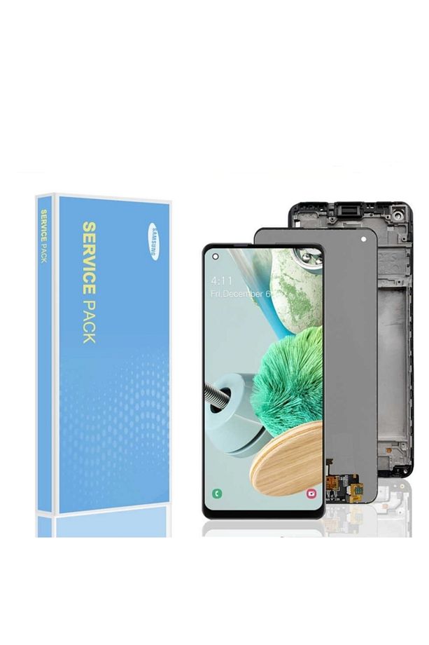 Kdr Galaxy A21s Sm-a217 Lcd Ekran Dokunmatik Revize Siyah Çıtalı - 1
