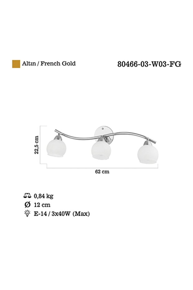 Lever 3 Lu Aplık 3*e14 - 3