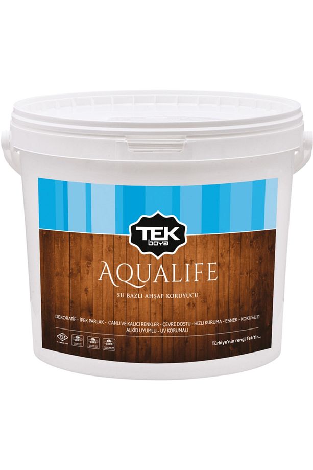Aqualife Su Bazlı Ahşap Koruyucu 2,5lt Sarı Çam - 1