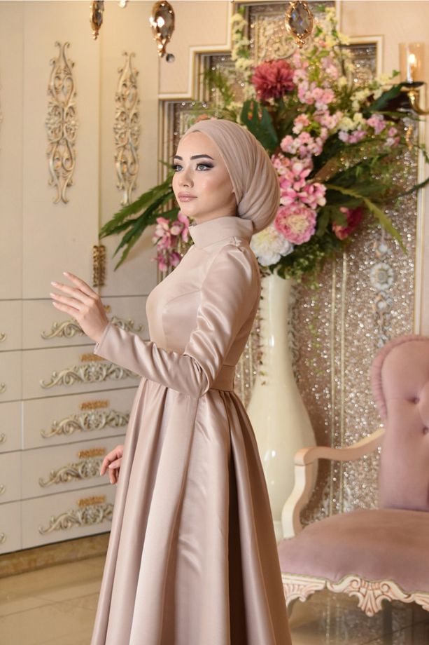 Aden Vizon Abiye Elbise - 6