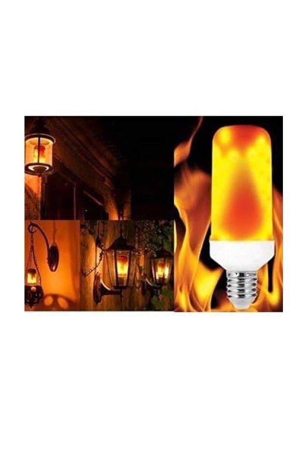 Alev Efektli Ampul 10w (E27 KALIN DUYLU) - 2