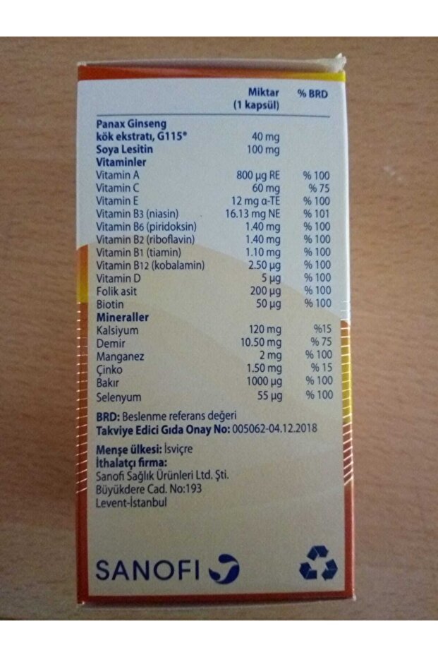 30 Kapsül Vıtalıty Pharmaton - 1