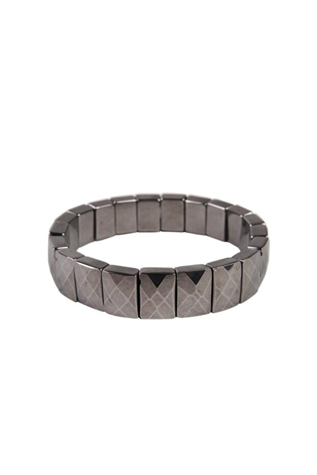 Certified Terahertz Natural Stone Square Bracelet201697