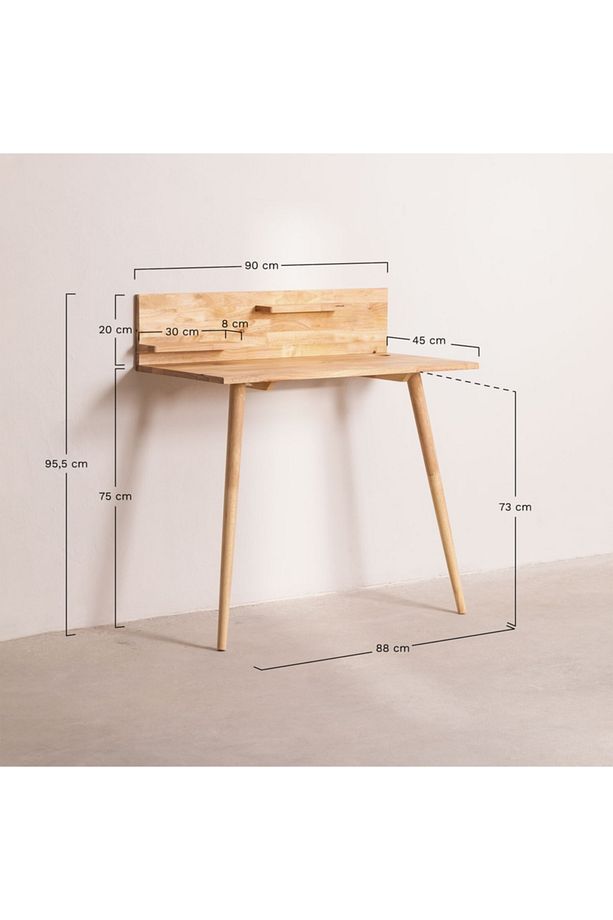Ahşap 2 Ayaklı Basic Model Çalışma Masası - 2
