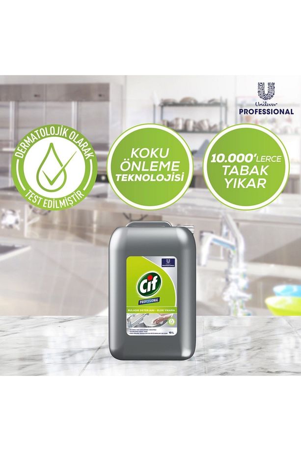 Professional 10 Lt Bulaşık Deterjanı Elde Yıkama - 4