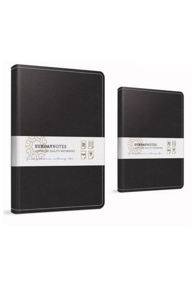 Gipta Sunday 19x26 140 Yp Kareli Deri Kapak Defter 4928 - 1