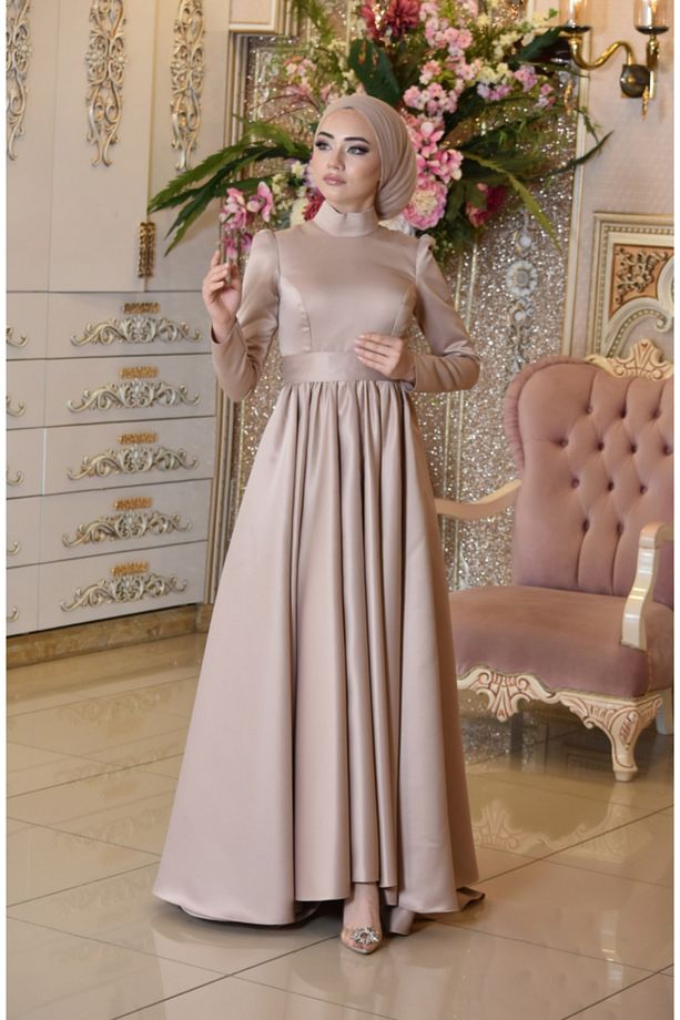 Aden Vizon Abiye Elbise - 5