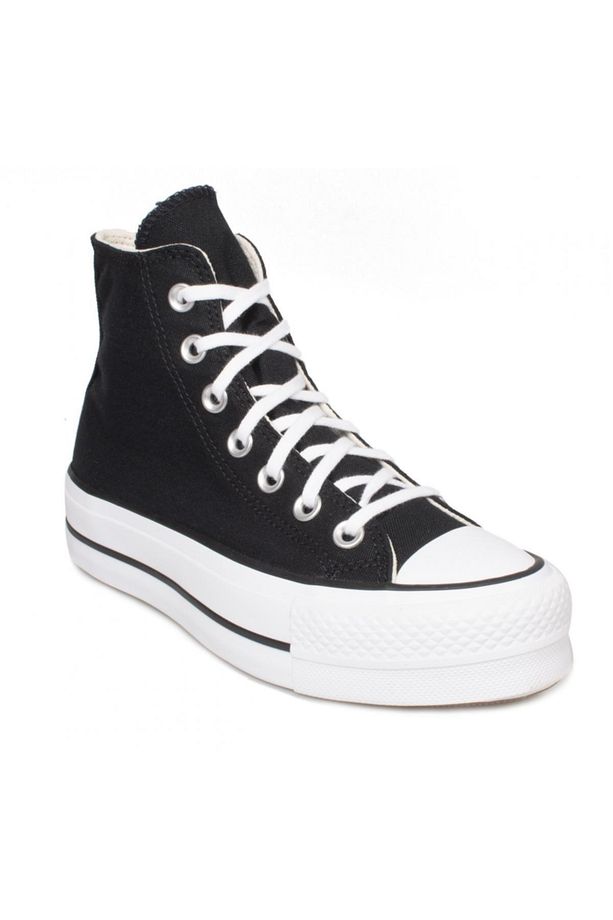560845c Canvas Platform Chuck Taylor Siyah Unisex Ayakkabı - 1