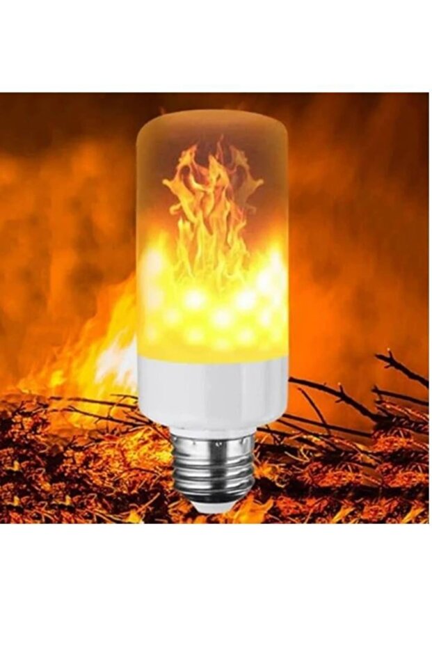 Alev Efektli Ampul 10w (E27 KALIN DUYLU) - 1