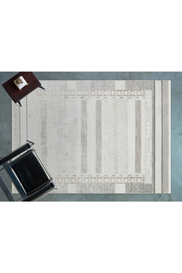 Savannah Krem Polyester Dokuma Makine Halısı 9006 - 1
