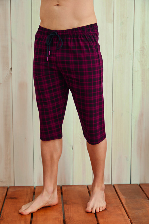 كابري قطن ممشط منقوش رفيع ذو قاع واحد للرجال - 1