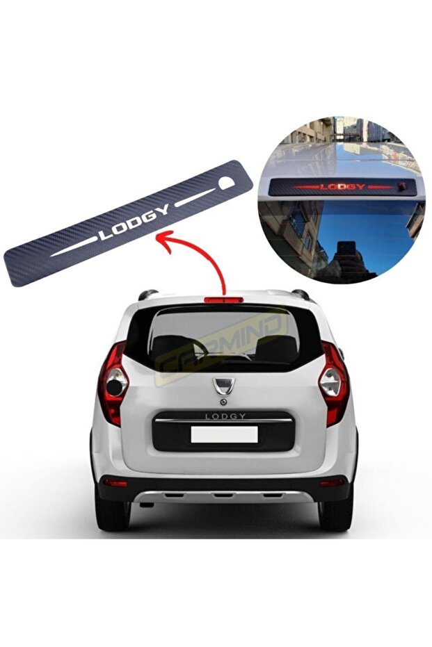 ملصق ضوء إيقاف الفرامل الخلفية من الكربون من Dacia Lodgy