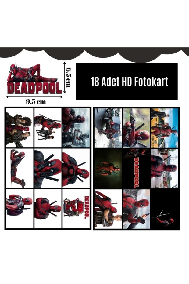 Deadpool Fotokart Seti - 3