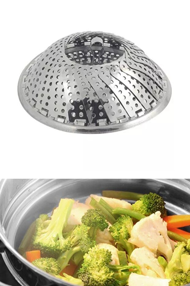 Vegetable Cooking and Boiling Foldable Steaming Apparatus - 4