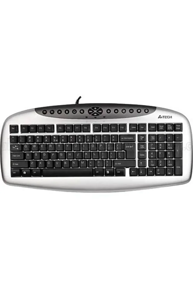 Kb-21 Usb Kablolu Multimedya Q Klavye Gümüş /siyah - 1