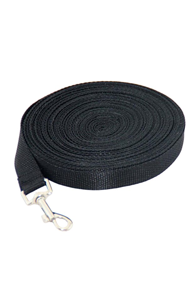 Black 15 Meter Dog Walking Leash Discharge Strap