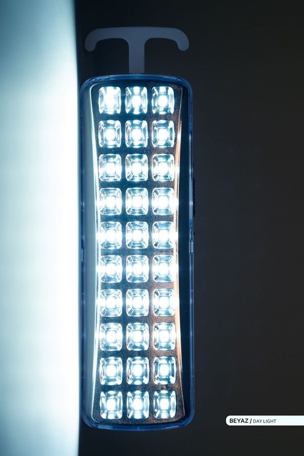 30 Led'li Şarj Edilebilir Işıldak Acil Durum Aydınlatması, Kamp Lambası 2w - 4