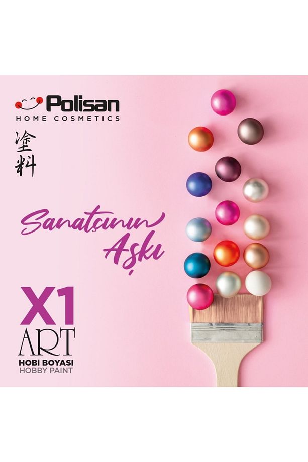 X1 Art Multisurface Hobi Boyası 120 Ml Füme Yaldız - 6