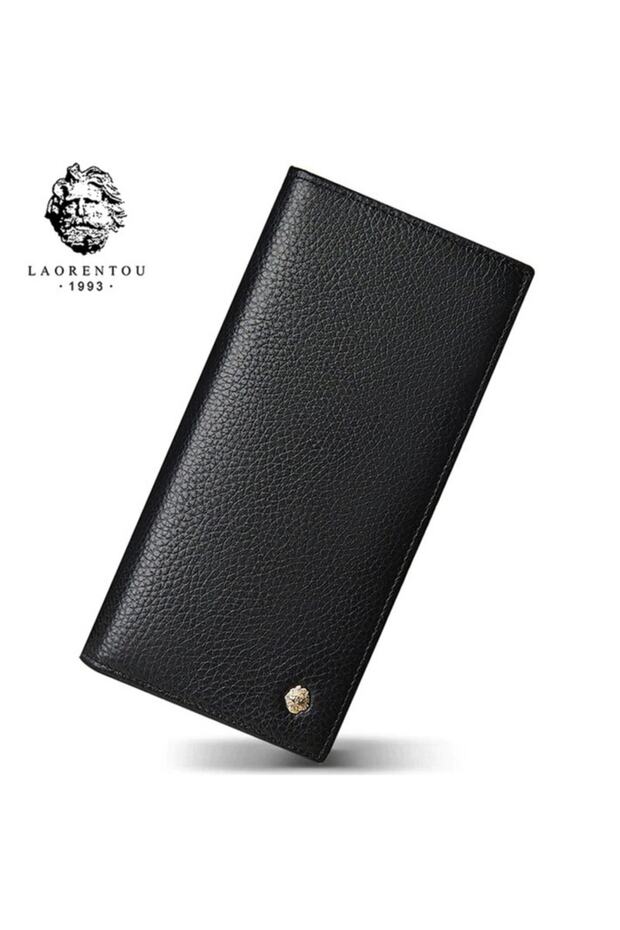 Salvatore Alta Qualıta Genuine Leather Italian Made Long Men's Wallet - Long Men's Card Holder