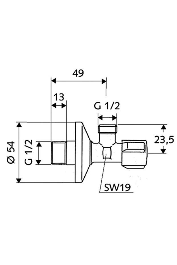 Robinet coltar 1/2 - 1/2 Schell - 4