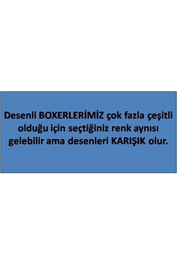 3'lü Poplin Erkek Boxer - 5