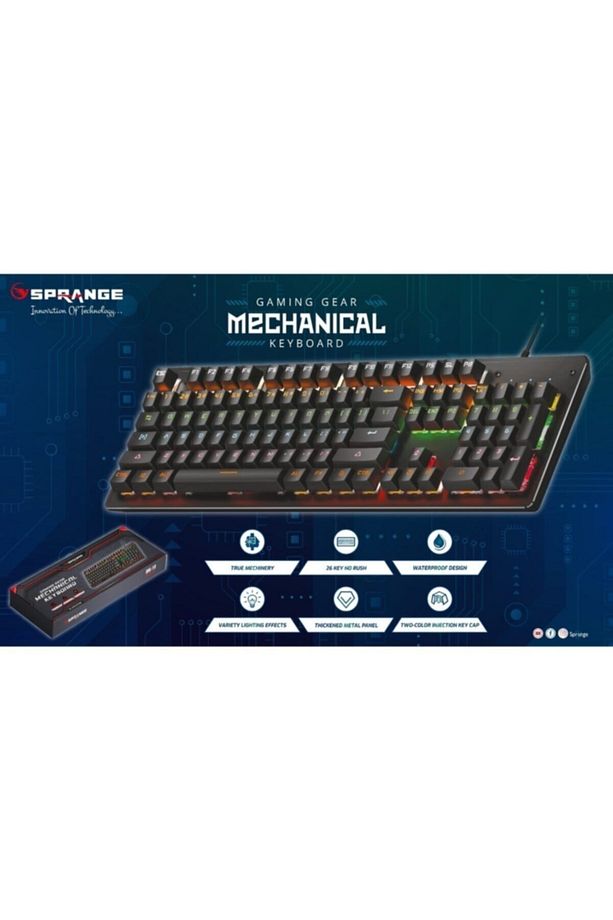 Klavye Sprange Mk-10 Gamıng Gear Mechanıcal Keyboard - 2