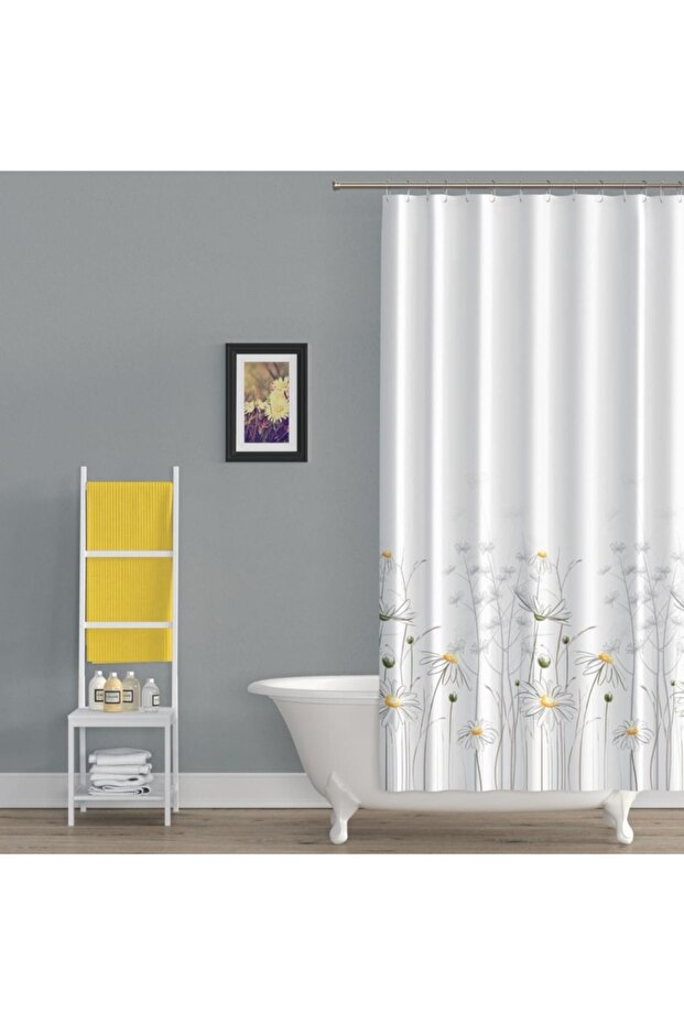 Jackline Bathroom Shower Curtain Double Wing 2x110x200cm