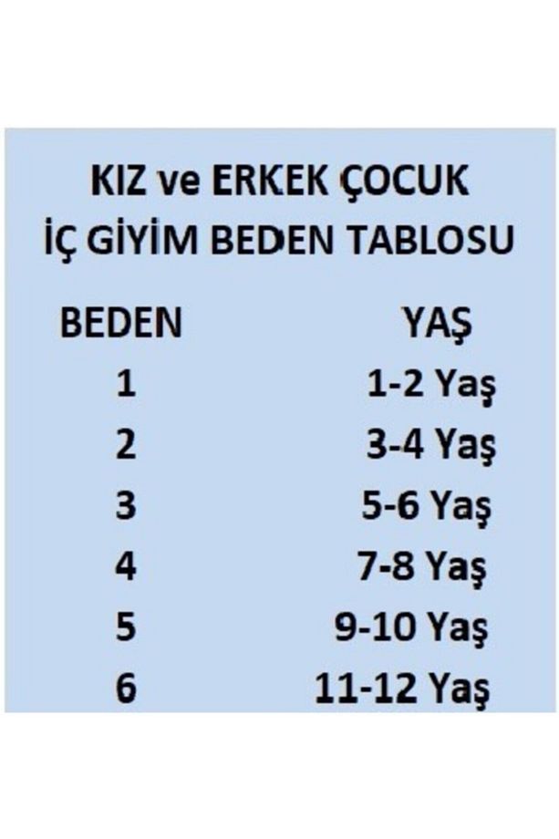 Kız Çocuk Elastan Empirme Ip Asklı Renkli Atlet (6 Adet) - 4