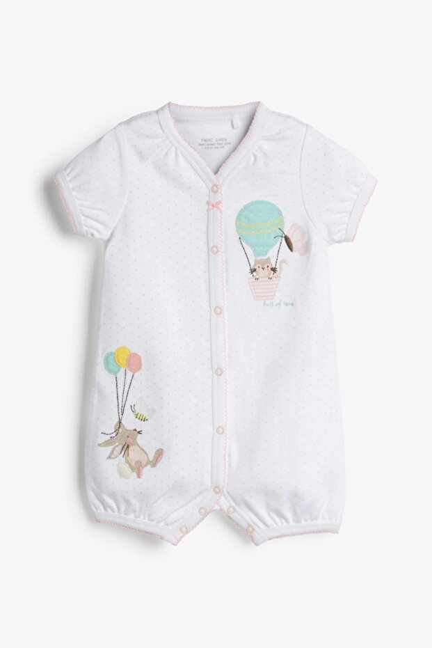 3'lü Sirk Baskılı Romper - 4