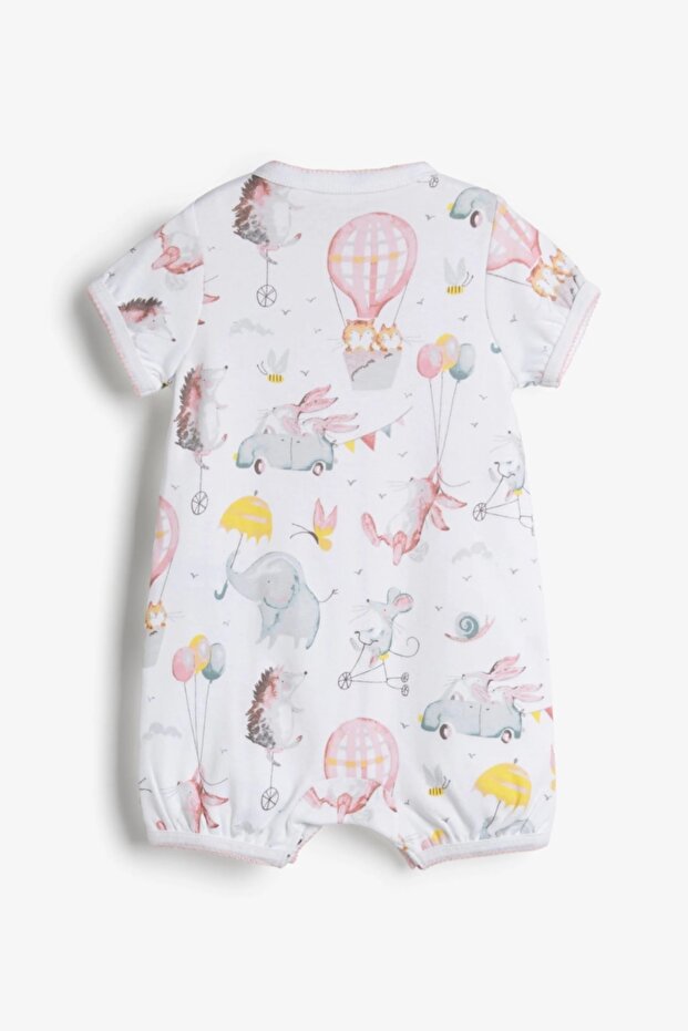 3'lü Sirk Baskılı Romper - 5