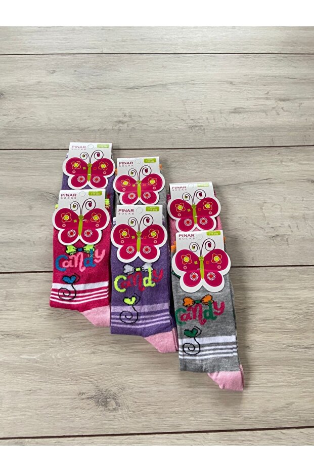 Pack of 6 Pınar Girls Socks Quality Healthy Economical