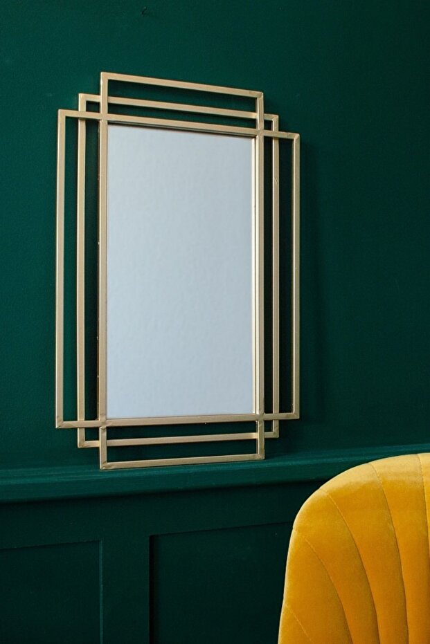 Nested Ayna Eskitme Pirinç - 1