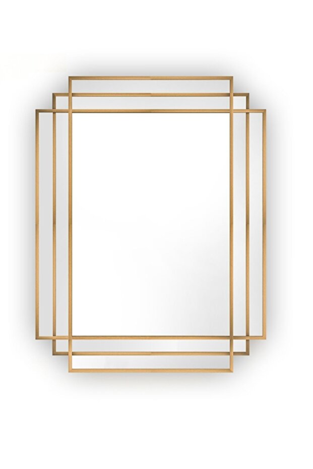 Nested Ayna Eskitme Pirinç - 3