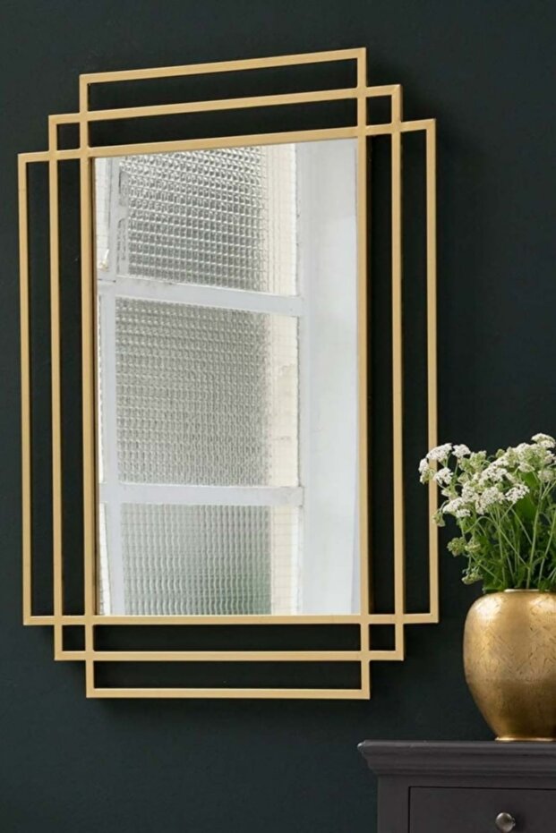 Nested Ayna Eskitme Pirinç - 7