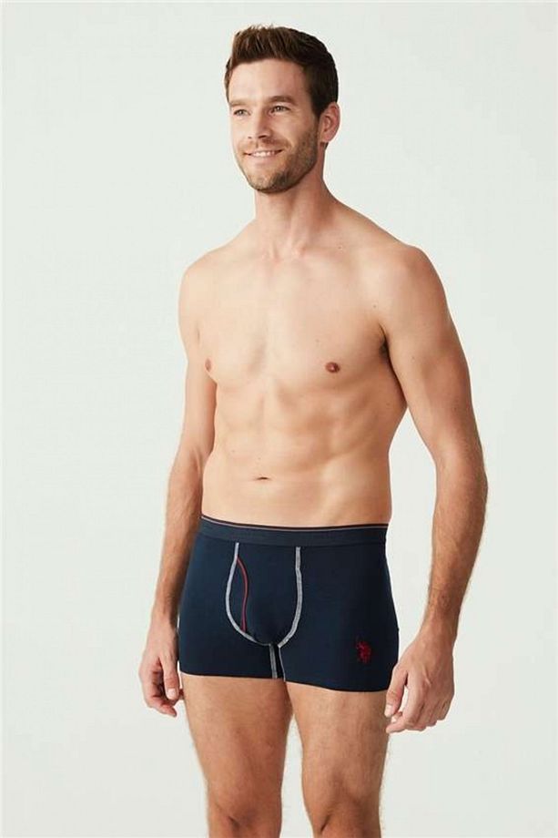 U.S. Polo Assn. Erkek Çok Renkli 2 Li Boxer 80093 - 2