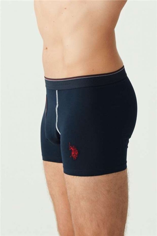 U.S. Polo Assn. Erkek Çok Renkli 2 Li Boxer 80093 - 3
