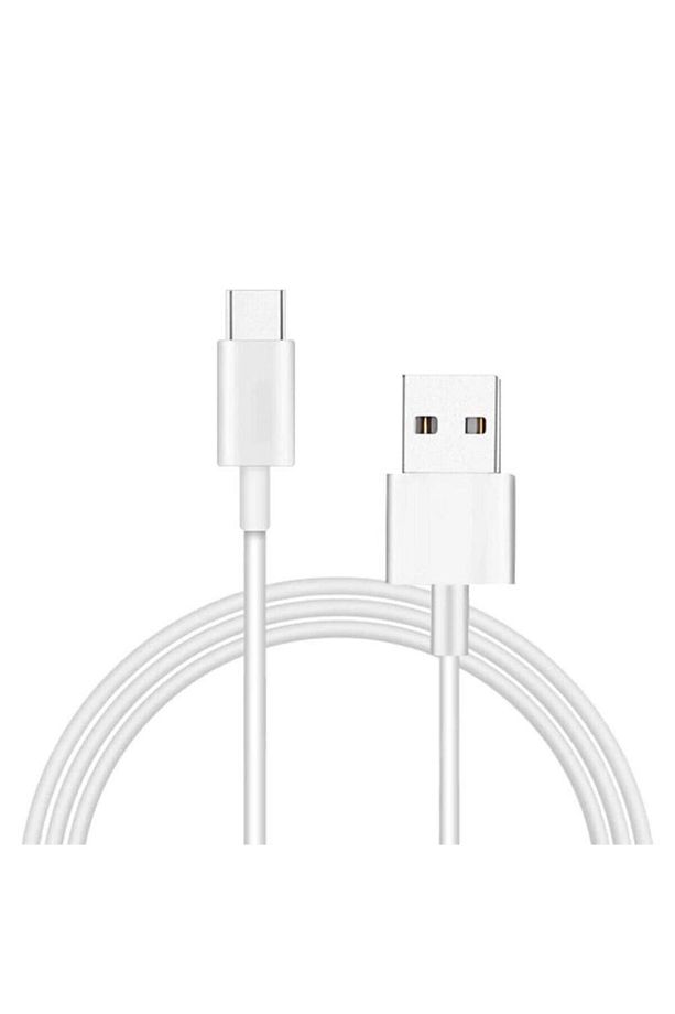 Type C Şarj Ve Data Kablosu 1 Metre 3.0a Beyaz Usb Şarj Kablosu - 1