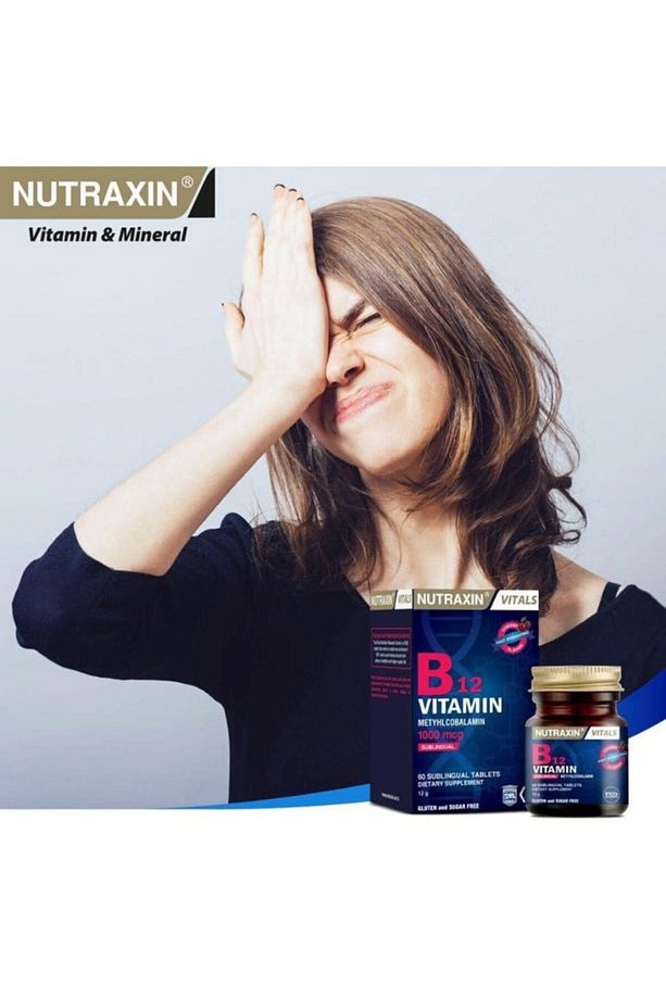 C Vitamin 1000mg Vitamin B12 60 Dil Altı Tableti + Hap Kutusu - 2
