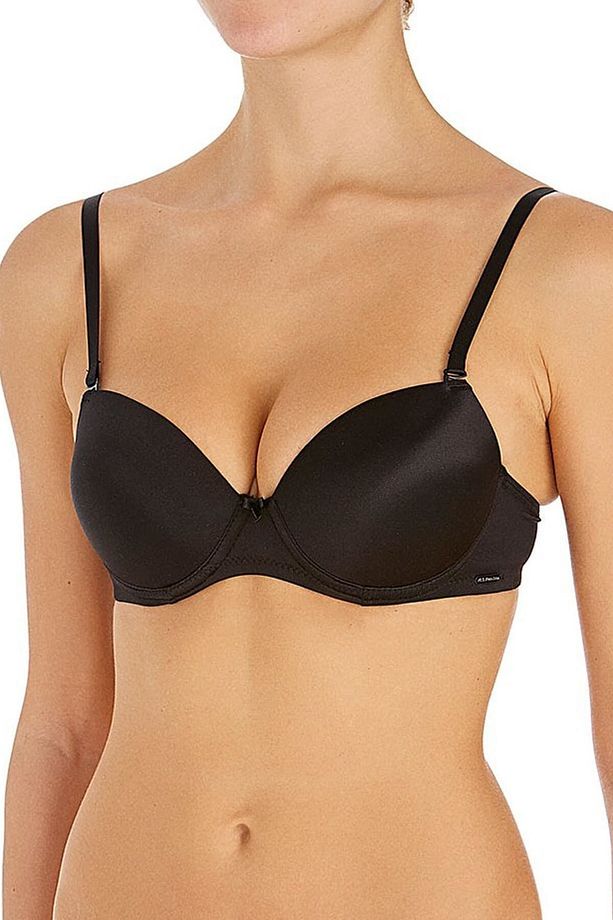 - Kadın Siyah Straplez Içi Dolu Sütyen 66144 - 1