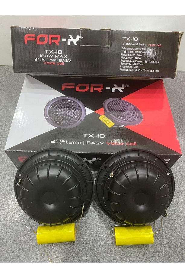 Forx Tx-10 Tweeter 180max 60rms Capı 10cm Iki Adet - 2